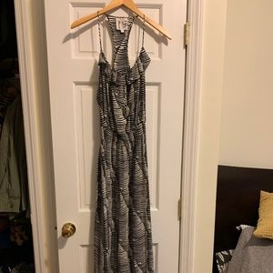 Parker for Barneys Coop Monochrome Maxi Dress